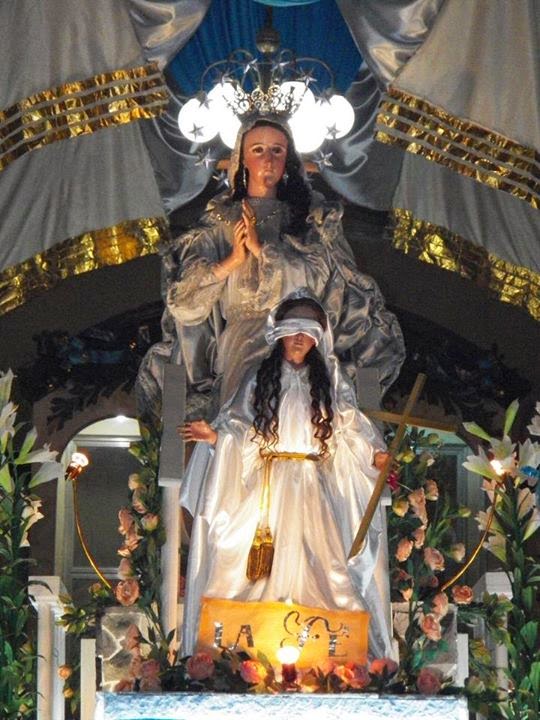 procesion inmaculada concepcion de aldea teocinte, santa rosa