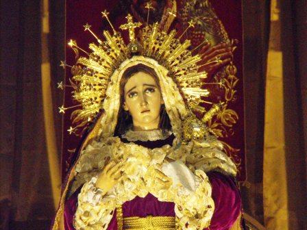 Virgen de Dolores de la Parroquia La Merced