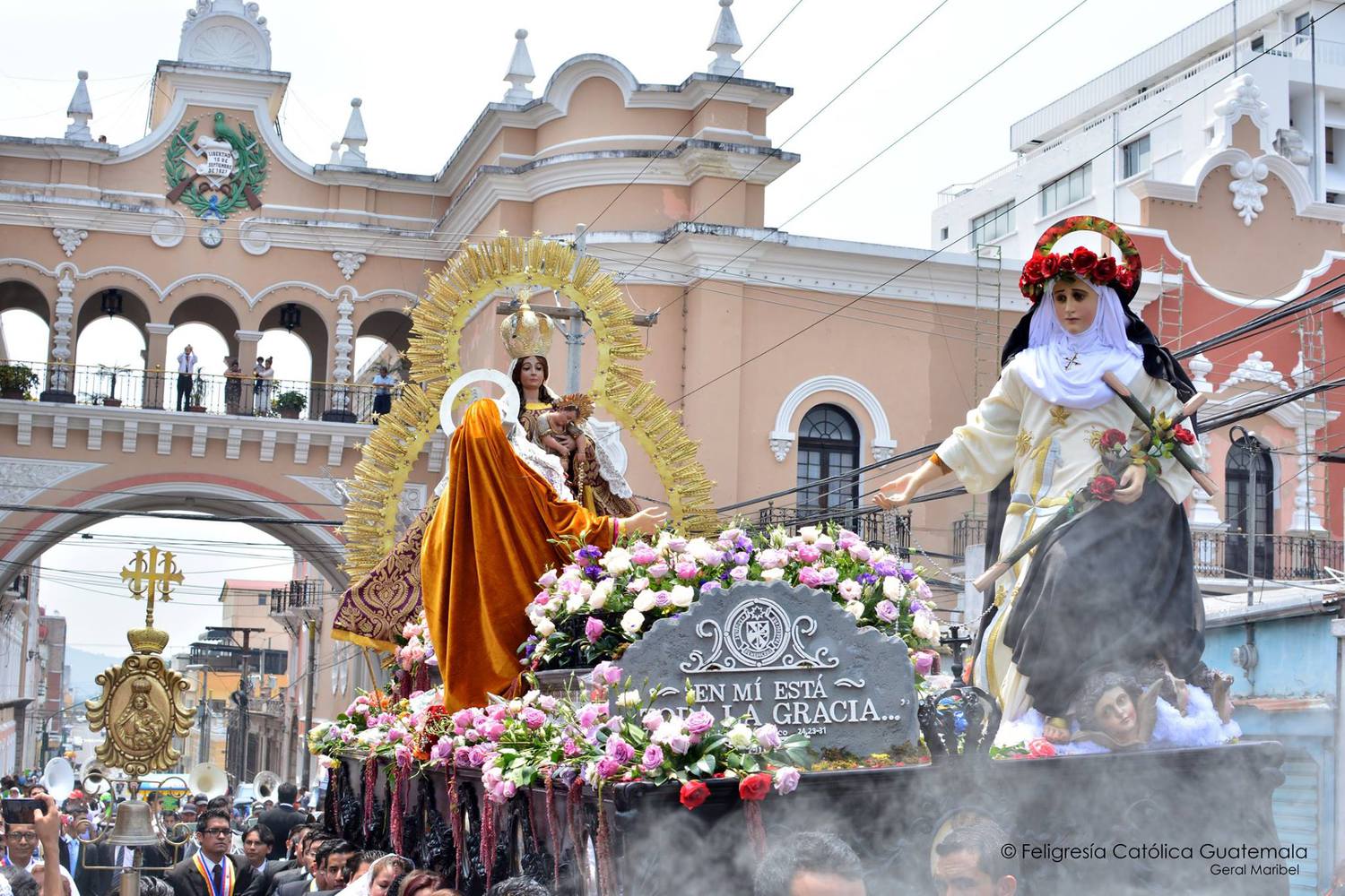 Recorrido de la procesión de la Rosa 2023 con la Virgen del Rosario | 7 de mayo