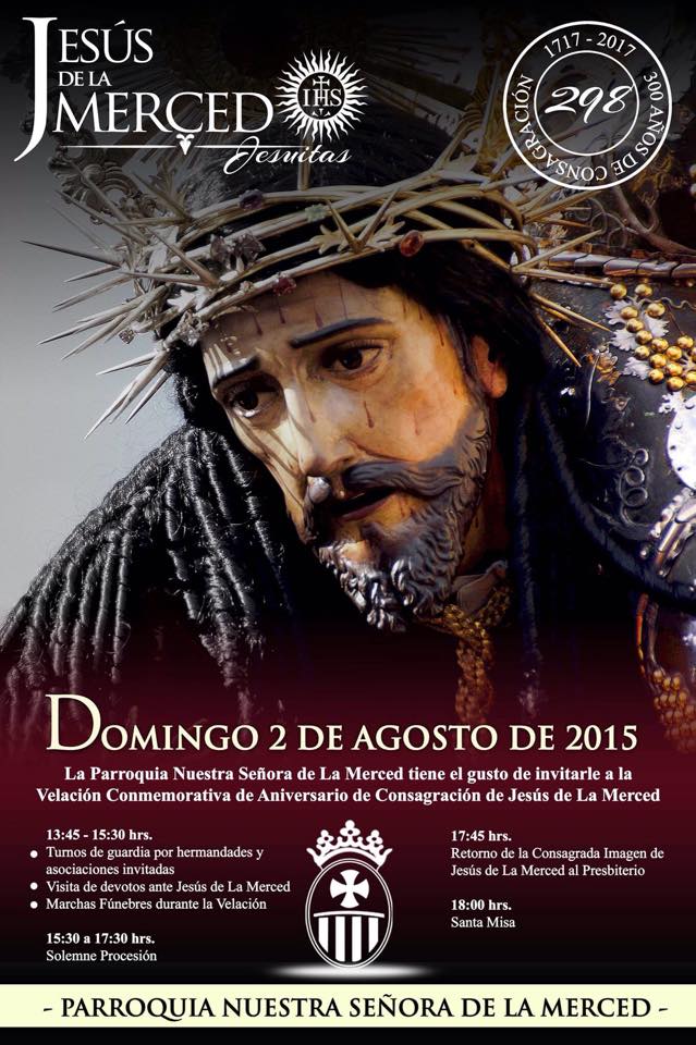 Afiche oficial de la Velación de Jesús de la Merced
