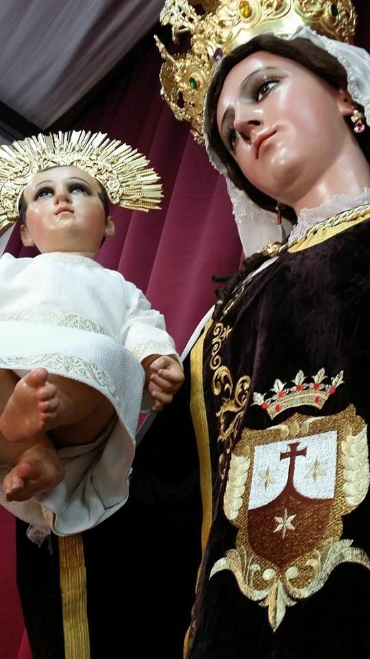 La restauración de la Virgen del Carmen de Santa Teresa