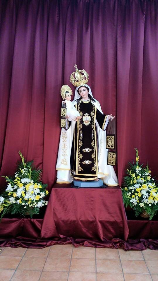 La restauración de la Virgen del Carmen de Santa Teresa