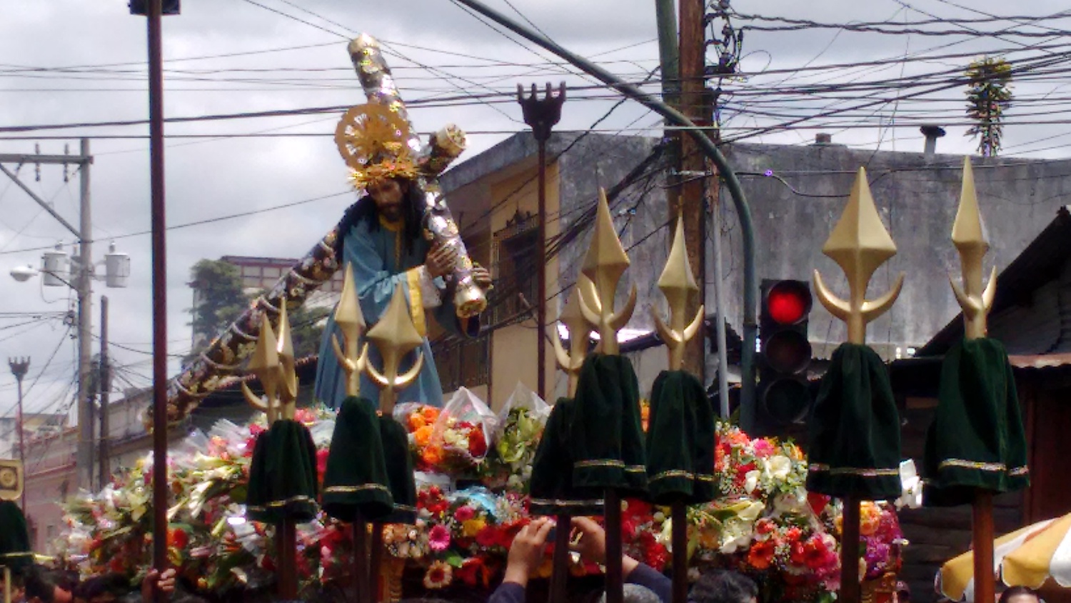 Jesús de la Merced en su procesión de Martes Santo en la Reseña