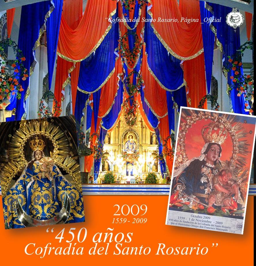 Banner conmemorativo publicado en Fan Page Oficial de la Virgen del Rosario