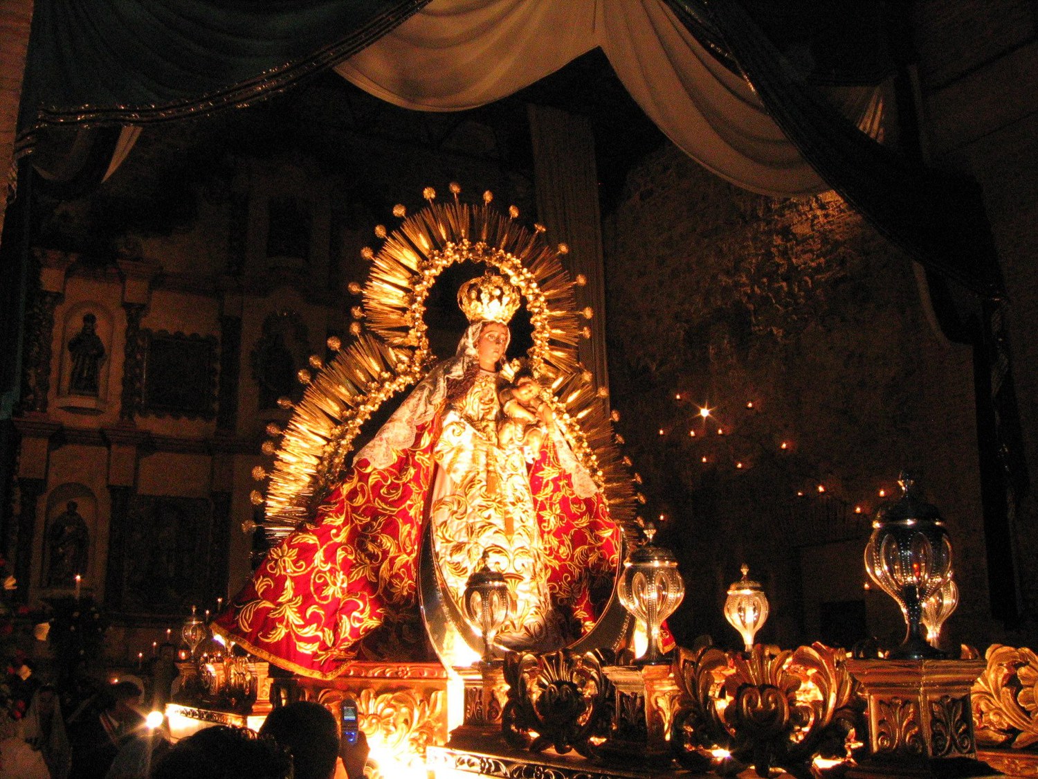 Virgen del Rosario en Antigua Guatemala