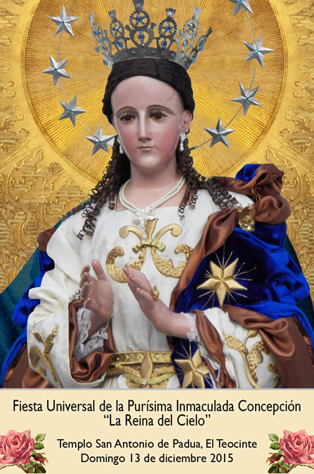 turno rezado de Inmaculada Concepción de San Antonio Teocinte