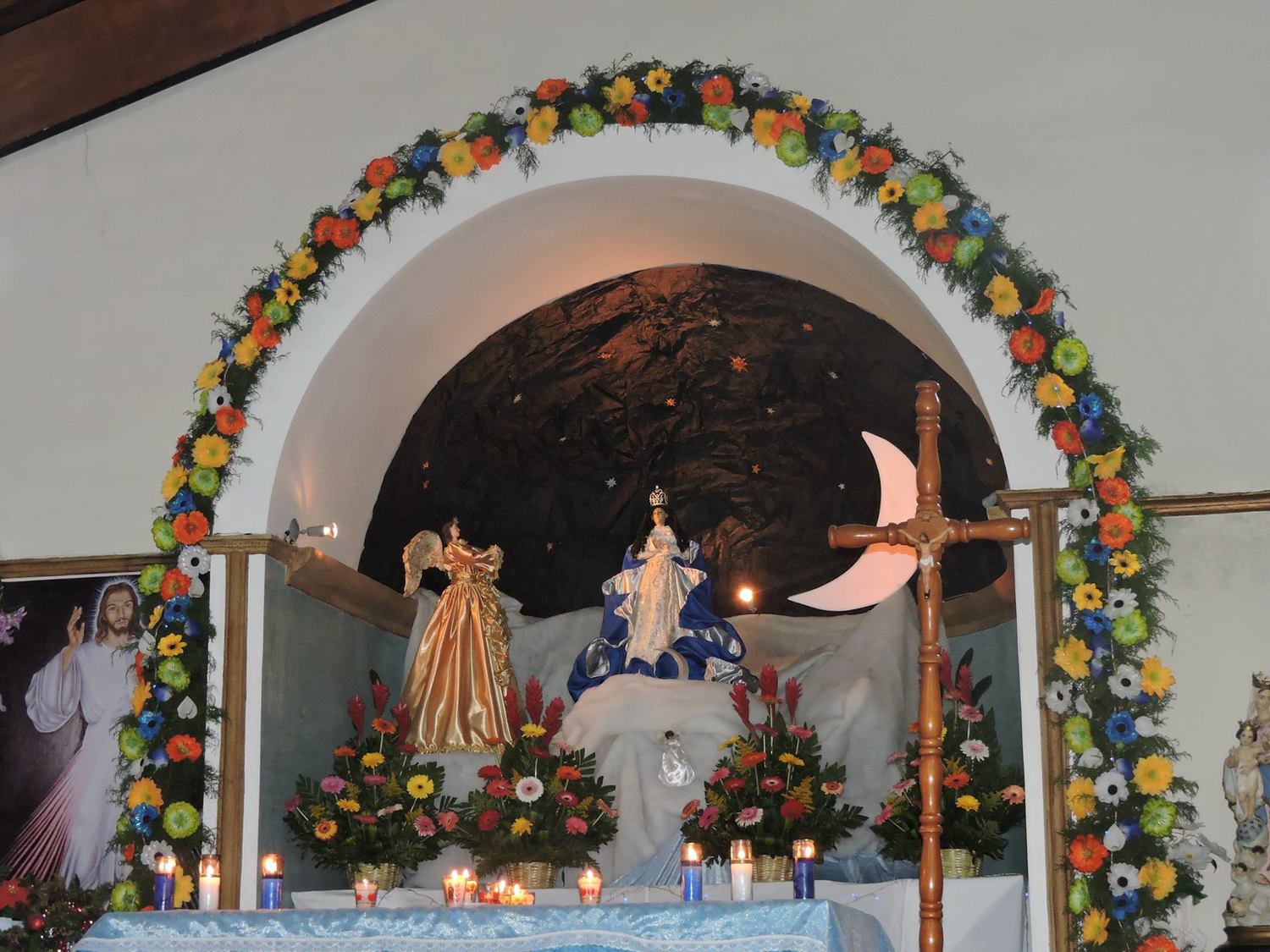 Rezado Inmaculada Concepción de la Aldea Don Gregorio, Santa Rosa