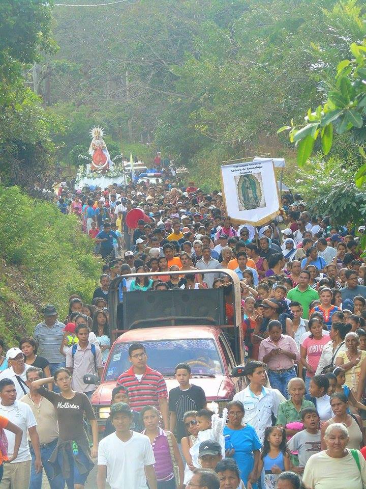 La Virgen de Candelaria de Diriomo Nicaragua