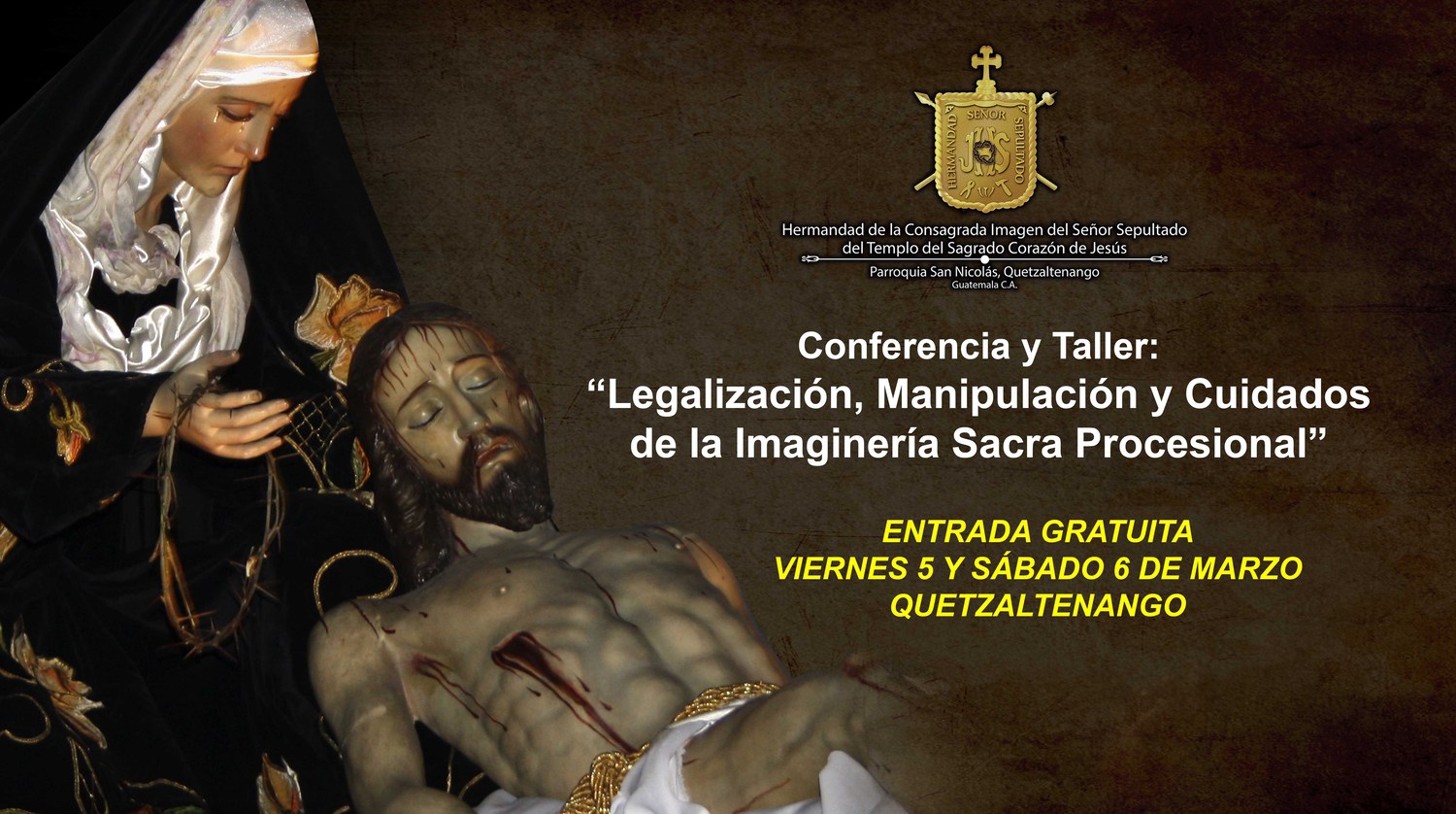 Conferencia y Taller de Imaginería Sacra en Quetzaltenango