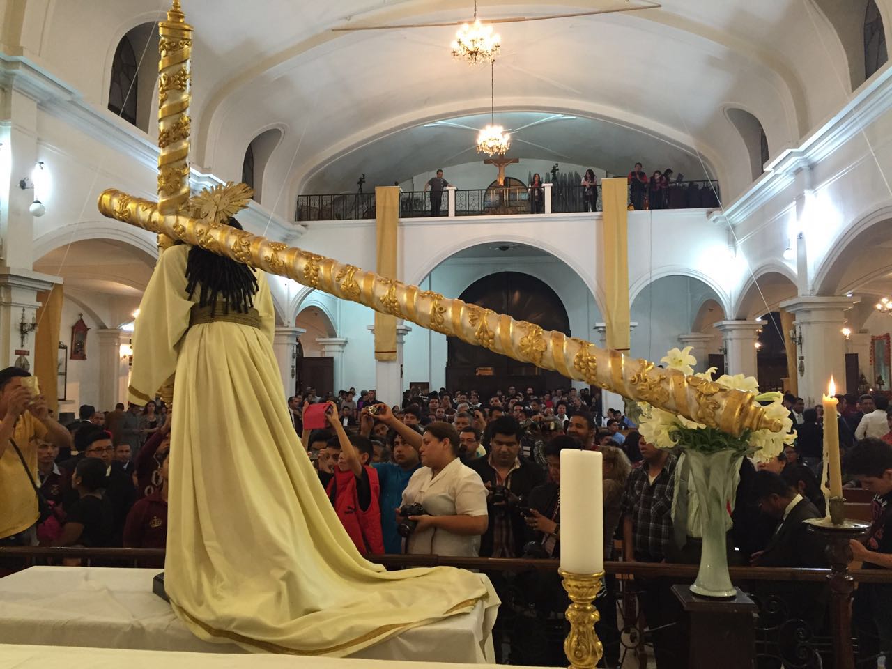 Recorrido Jesús de los Milagros procesión de retorno de restauración