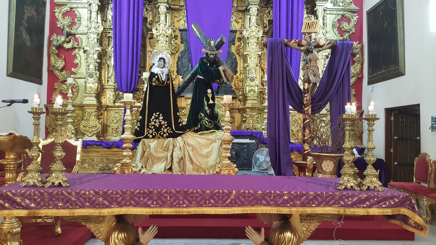 La primera velación de Jesús Nazareno y Virgen Dolorosa de Catedral en Honduras