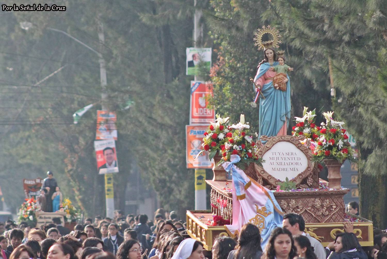 Festividad de Maria Auxiliadora en San Nicolás, Quetzaltenango