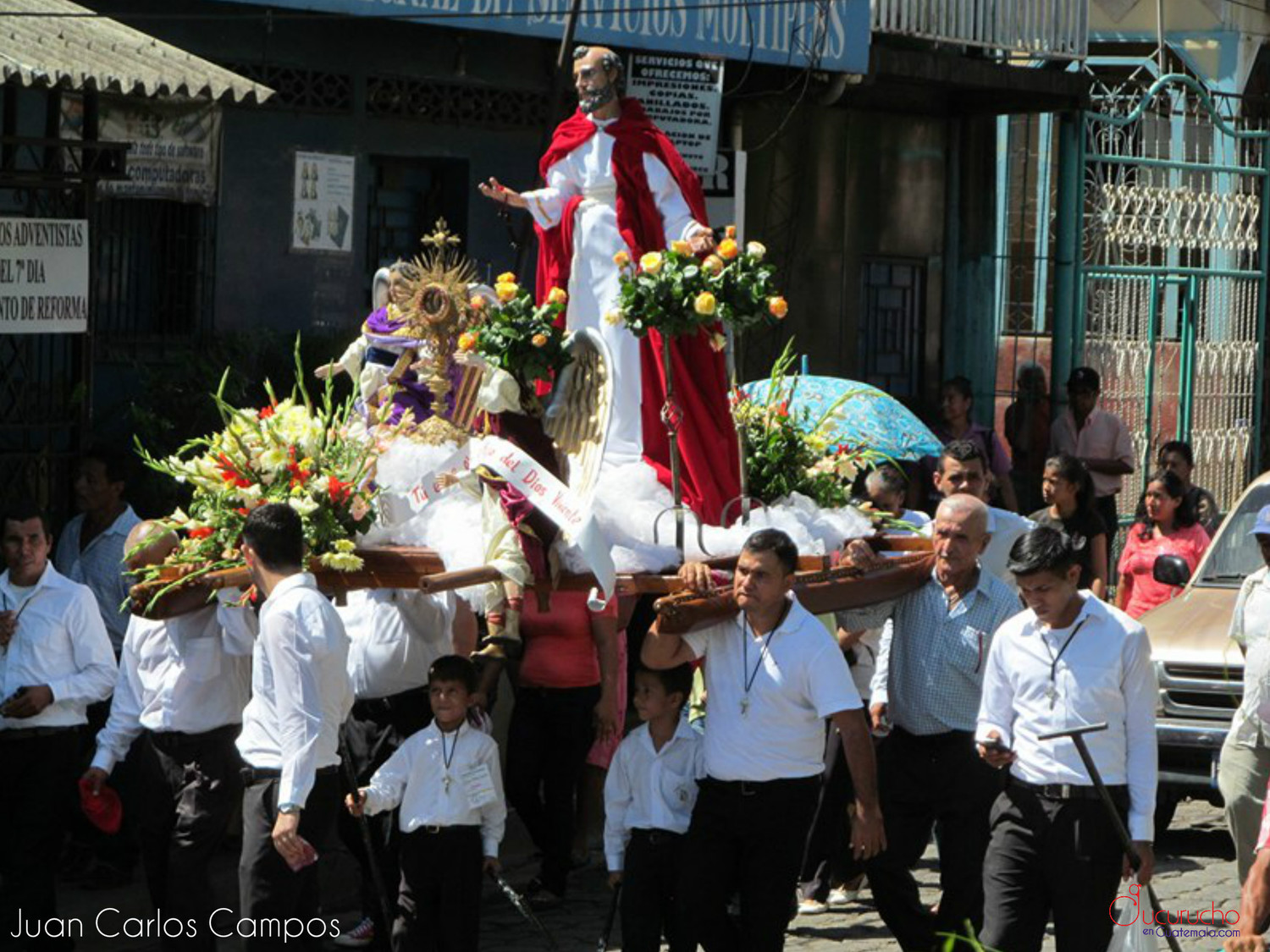 Procesión de San Pedro en Moncagua