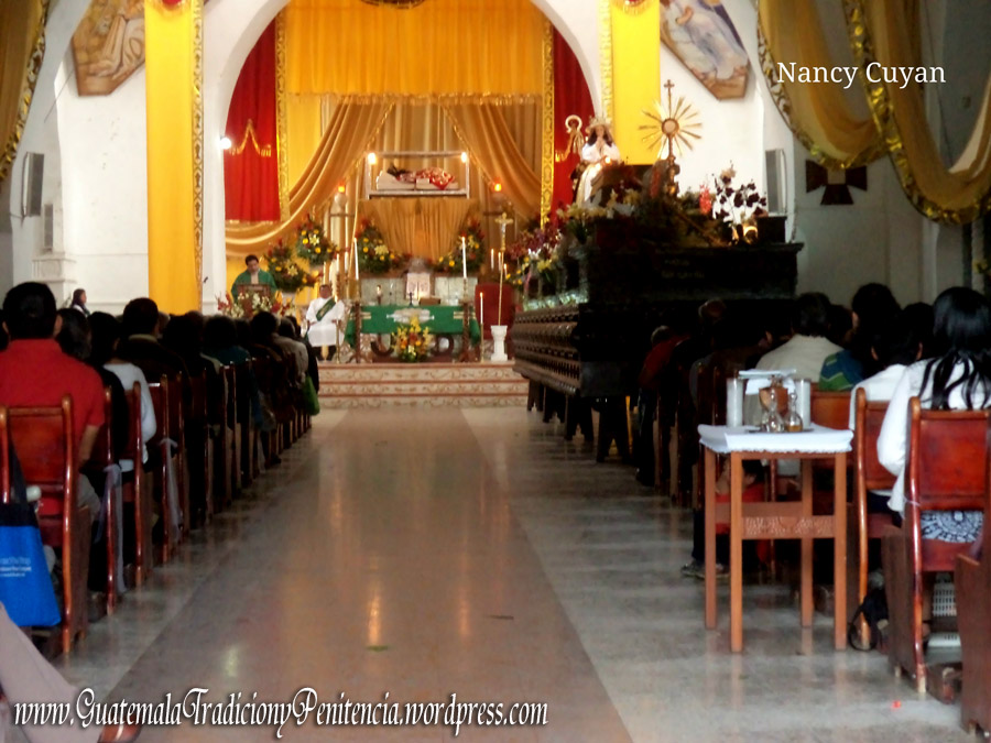 Fiesta de la Preciosisima Sangre de Cristo en la Parroquia de San Lucas Sacatepéquez