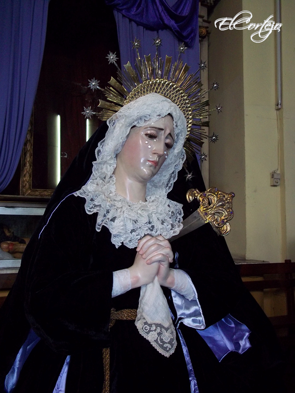 Virgen de Dolores Parroquia de Villa Nueva. Foto: El Cortejo