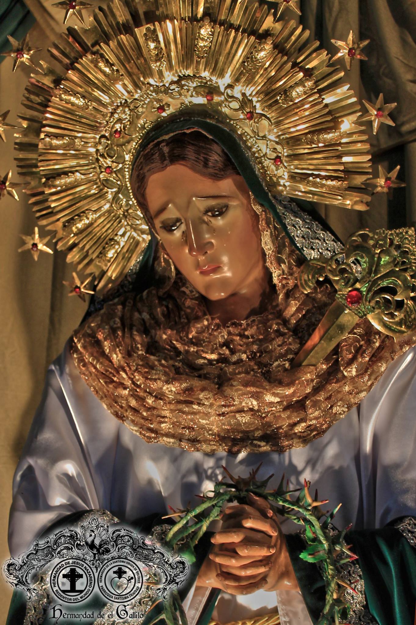 Virgen de Dolores "Madre del Redentor" Foto:Parroquia Santisima Trinidad