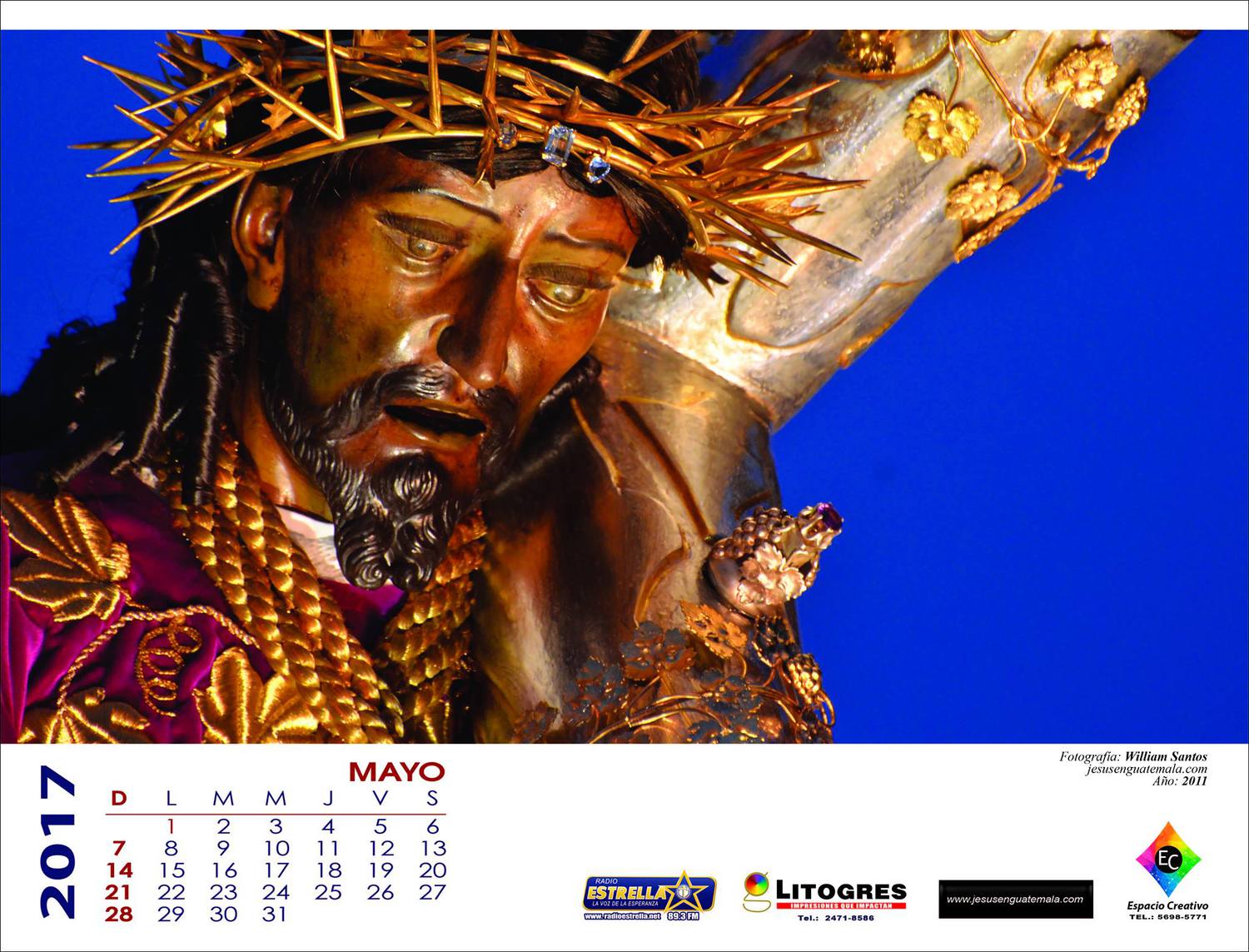 Calendario del Cucurucho centenario de Jesús de Candelaria