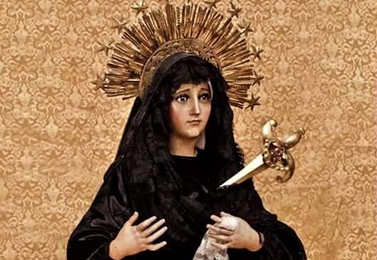 Solemne Velación Virgen de Dolores Iglesia Santa Cecilia