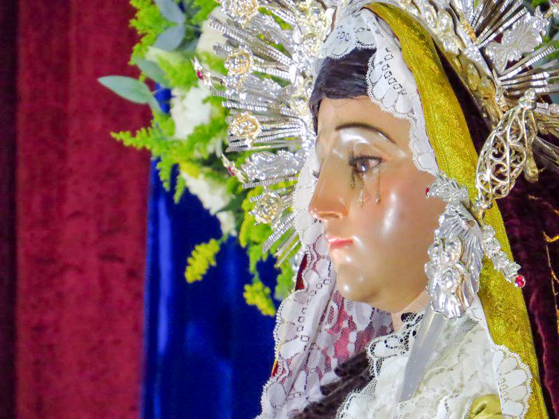 Virgen de Dolores, acompañante de Jesús de las Tres Potencias