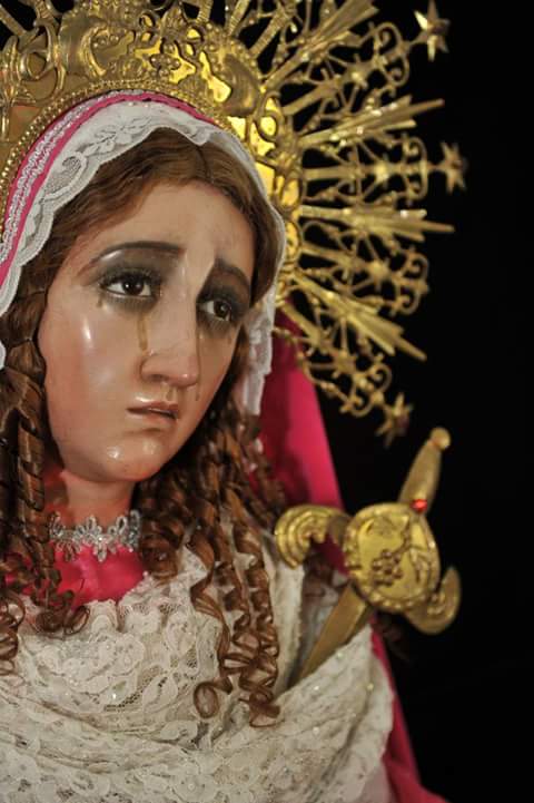 Santísima Virgen de Dolores Iglesia San Juan Bautista. Foto: Hermandad de Dolores de San Juan 