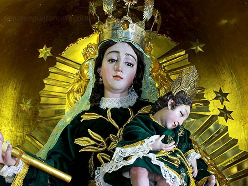 Actividades de octubre para la Virgen del Rosario en Antigua Guatemala