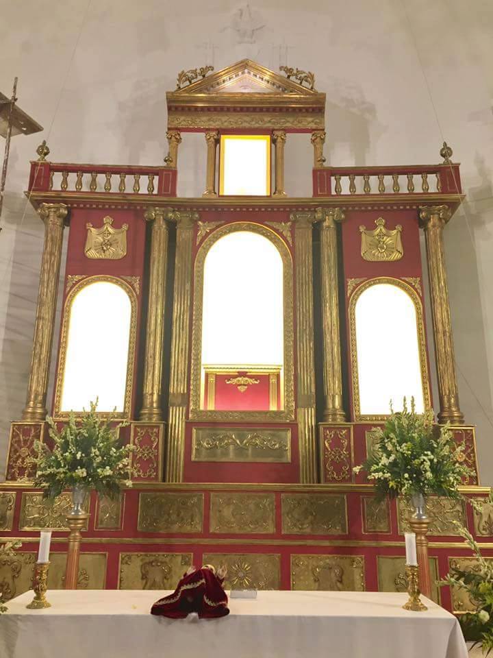 El Sagrado Corazón de Jesús del Santuario de San José del altar mayor desde el 2017
