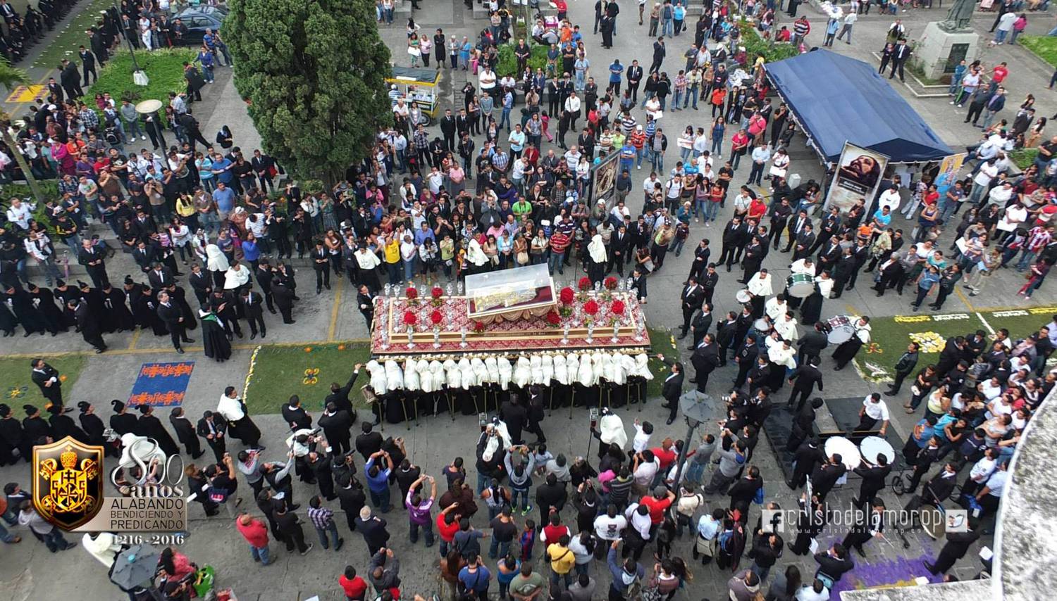 La procesión de Santo Entierro y otras fechas en que ha salido el Cristo del Amor de Santo Domingo