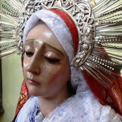 Virgen de Dolores Soledad procesionada