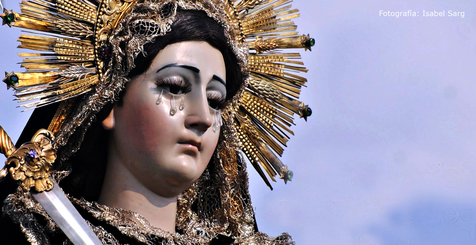 Consagrada y Coronada imagen de la Virgen de Soledad de Xela
