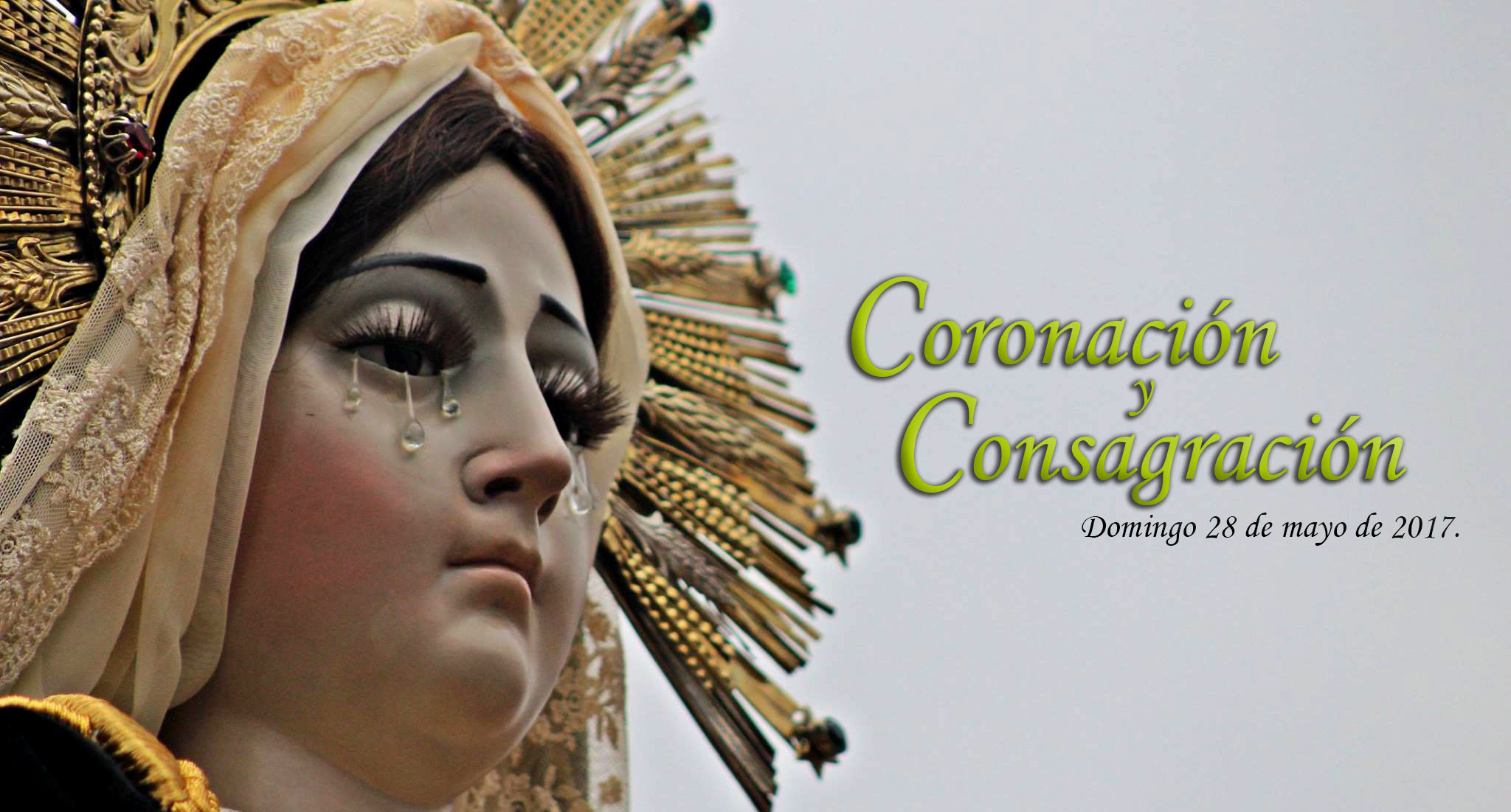 Actividades por coronación y consagración Nuestra Señora de Soledad del Calvario