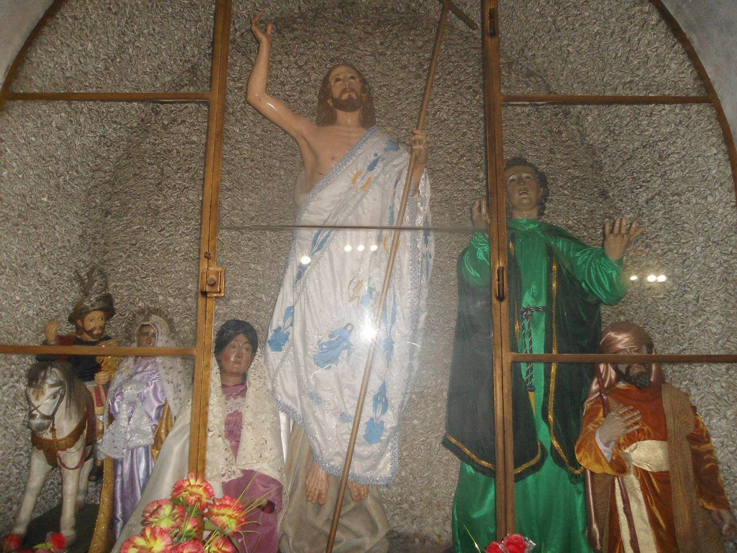 Jesús de la Ascensión parroquia Santiago Apóstol y San Cristóbal, San Cristóbal Totonicapán en Jueves de la Ascensión