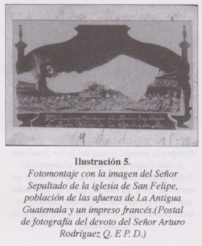 Ilustracion 5 fotomontaje Señor sepultado de san felipe en la Marcha Fúnebre Martirio