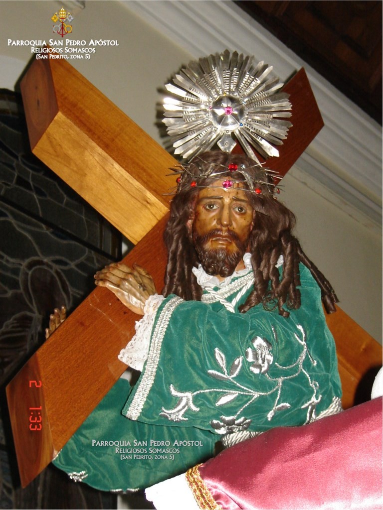Jesús Nazareno de la Salvación, cuya imagen guarda una reliquia de la verdadera Cruz de Jesucristo