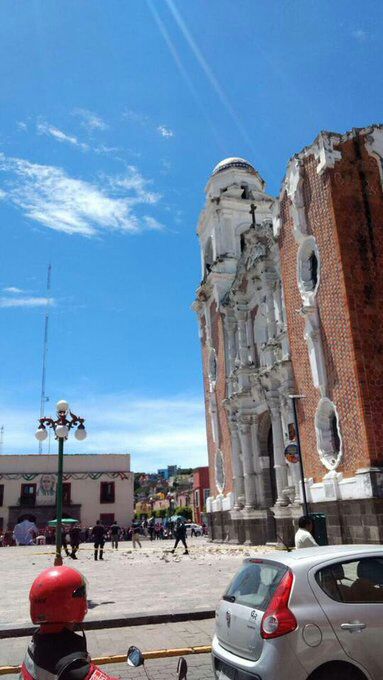 Serios daños en principales templos de México por el terremoto del 19 de septiembre