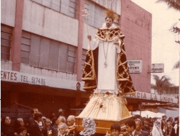 Padre Seráfico de Santo Domingo en procesión del 30 de septiembre