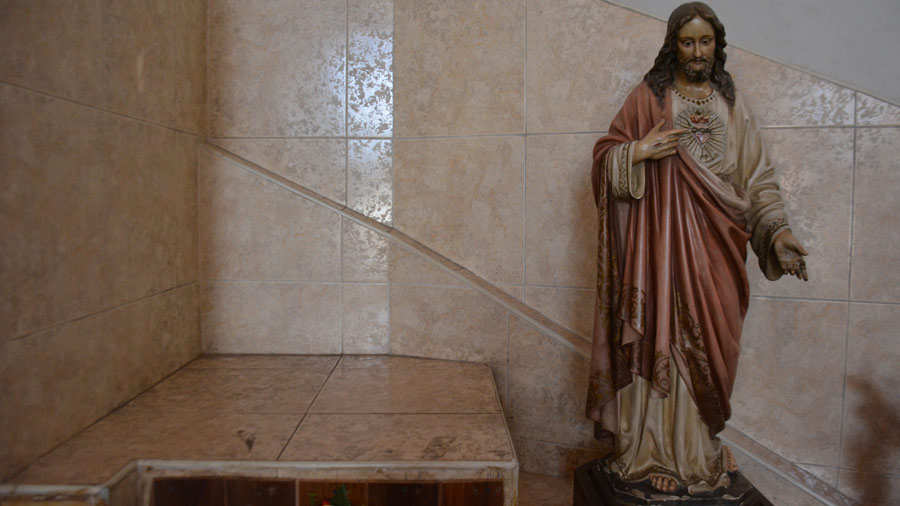 Roban imagen de la Inmaculada Concepción en Parroquia Santísimo Redentor de Ahuachapán