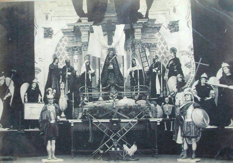 Así era la procesión de Santo Domingo el Viernes Santo a principios del siglo XX
