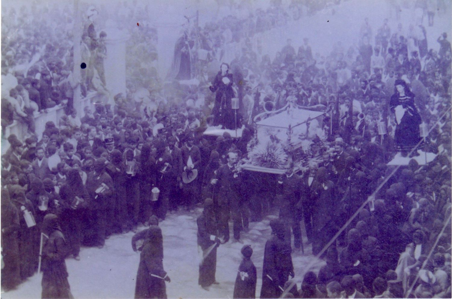 Así era la procesión de Santo Domingo el Viernes Santo a principios del siglo XX