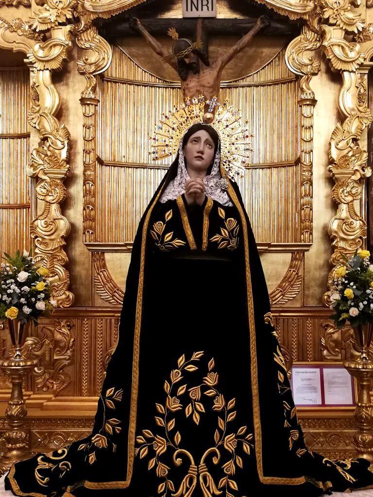 Hermosa Velación a la Virgen de Dolores en Honduras