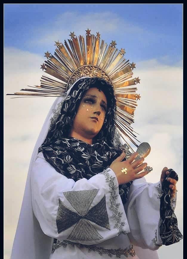 La consagración del Señor Sepultado y Virgen de Dolores de Salcajá
