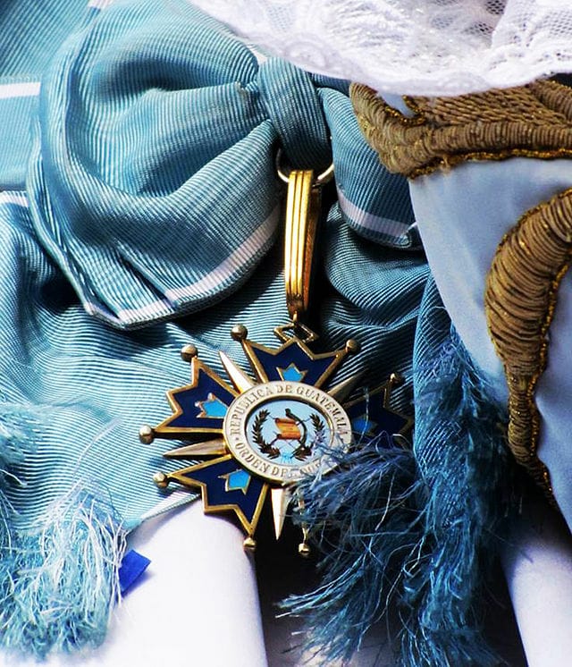 Orden del Quetzal otorgada por el Gobierno de Guatemala a la Inmaculada Concepción de San Francisco