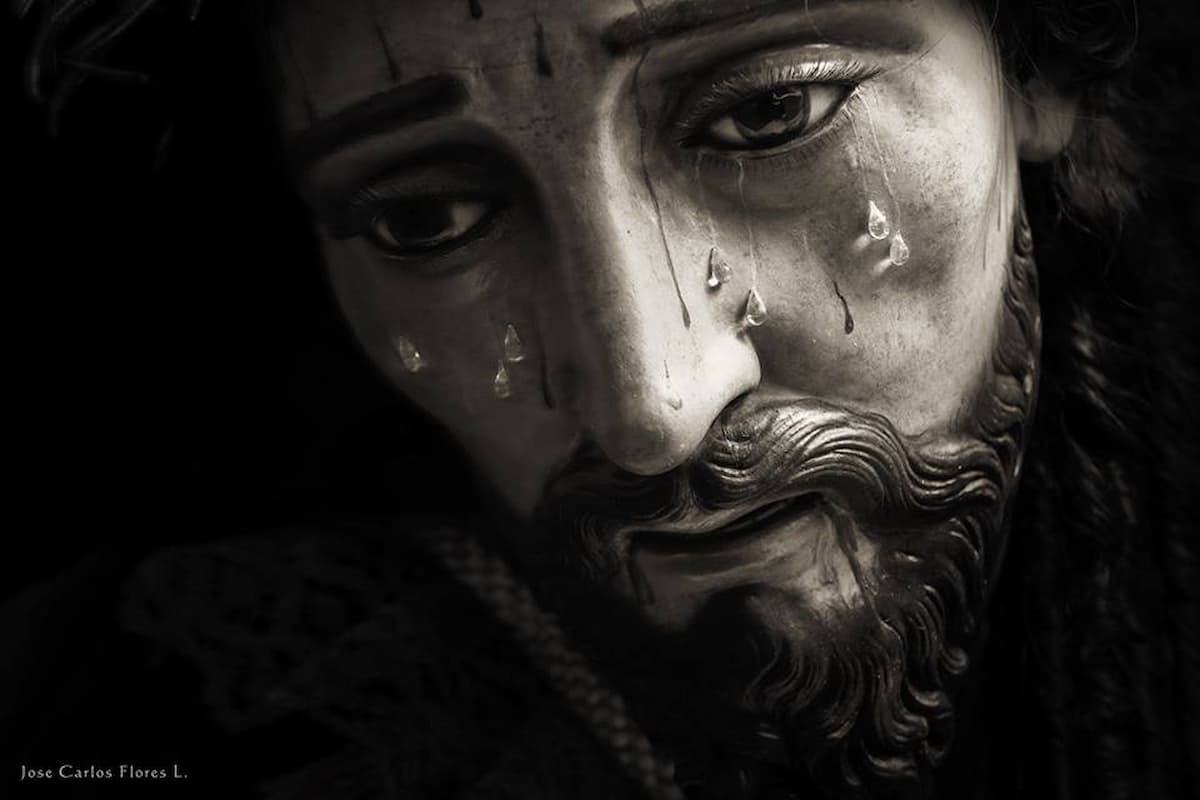 rostro del Jesús Nazareno al que le dedicaron la Marcha Ternura Infinita