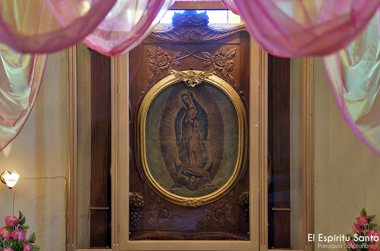 Virgen de Guadalupe de México que está en Guatemala