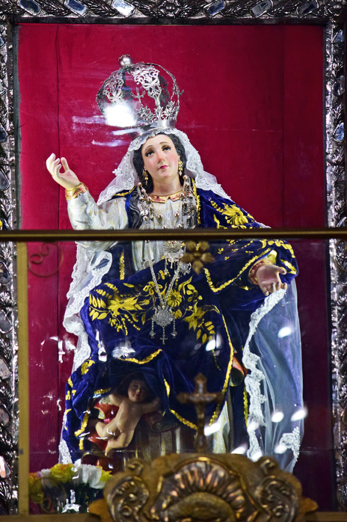 Imagen procesional de la Festividad de la Virgen de la Asunción en Cantel