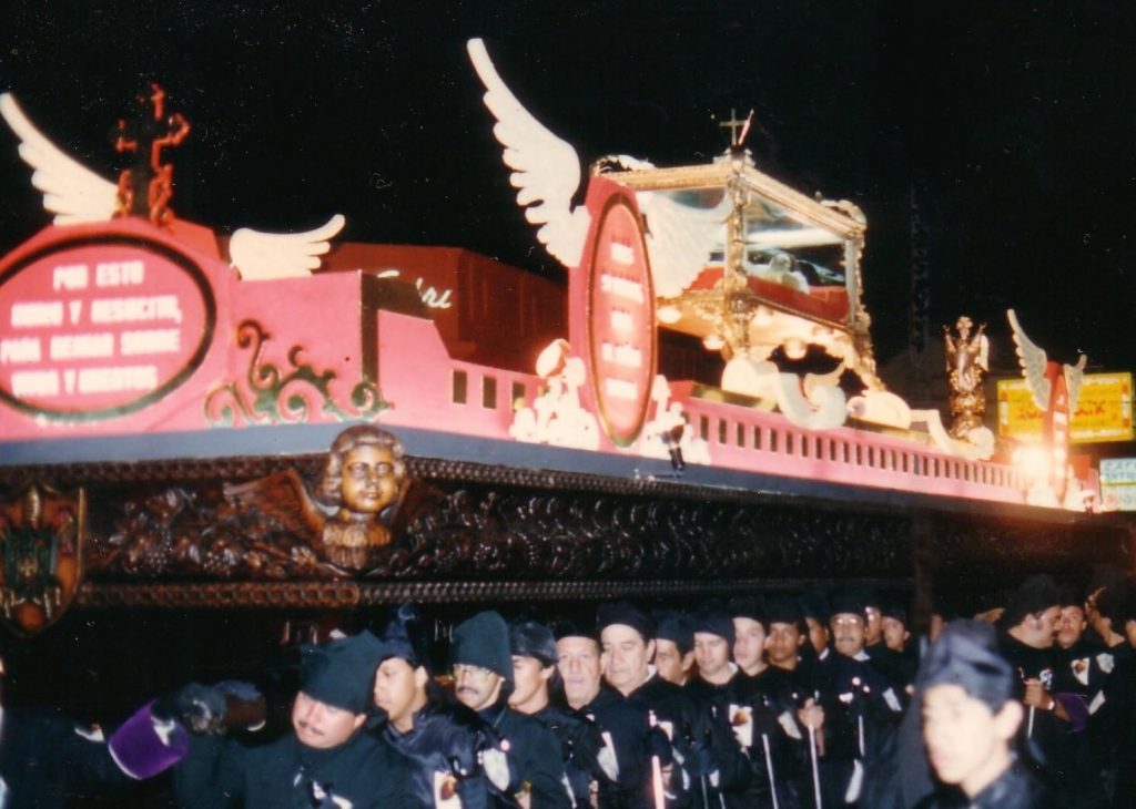 Incidente Custodia Santo Tomás en la procesión de Viernes Santo 1988