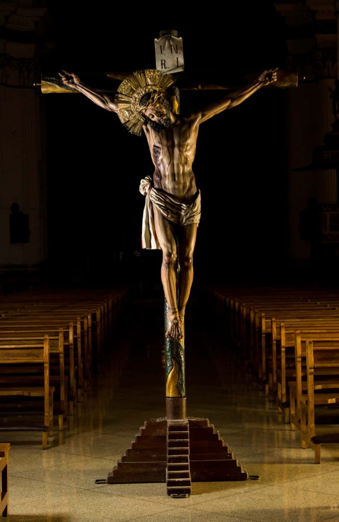 Cristo de la Preciosa Sangre del Templo de San Francisco, sale en esta quinta semana de cuaresma 2023