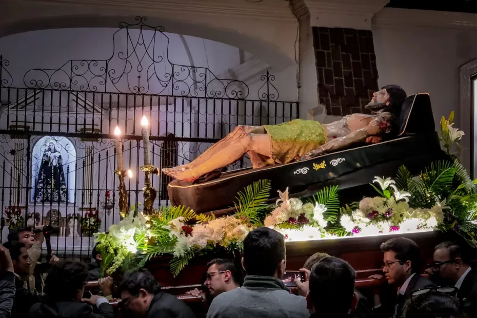 Recorrido procesional del Señor Sepultado de San Sebastián