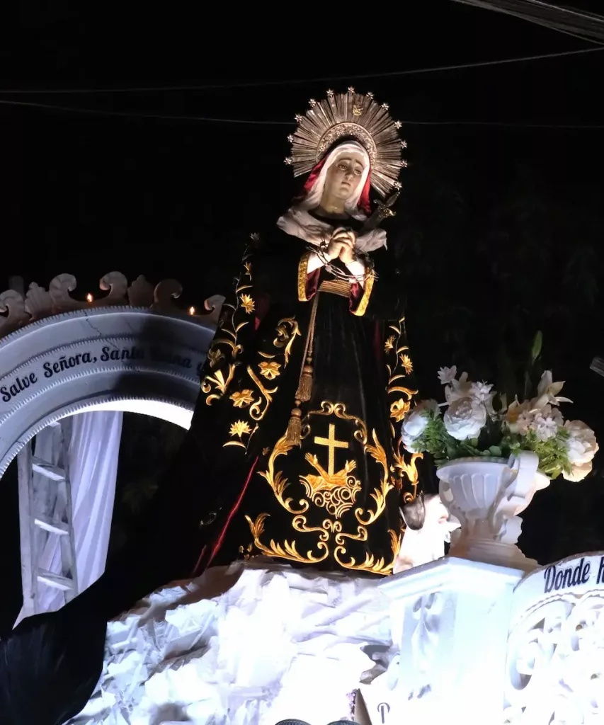 Estreno de la Soledad Franciscana en la Semana Santa 2024 en Guatemala