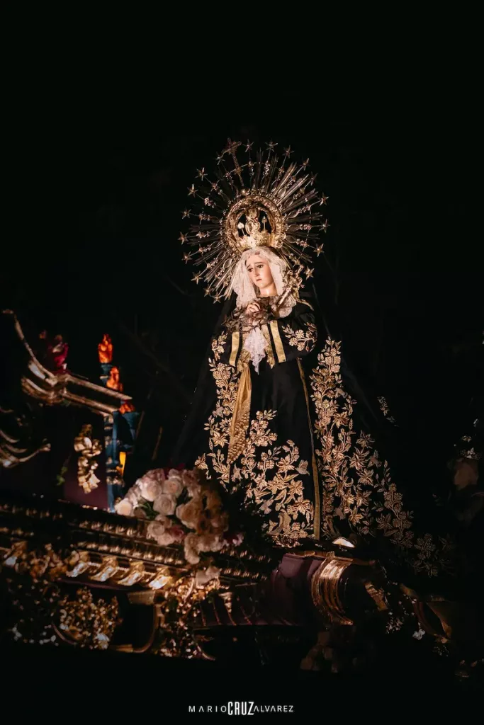 Estreno de la Soledad de la Recolección en Semana Santa 2024 en Guatemala