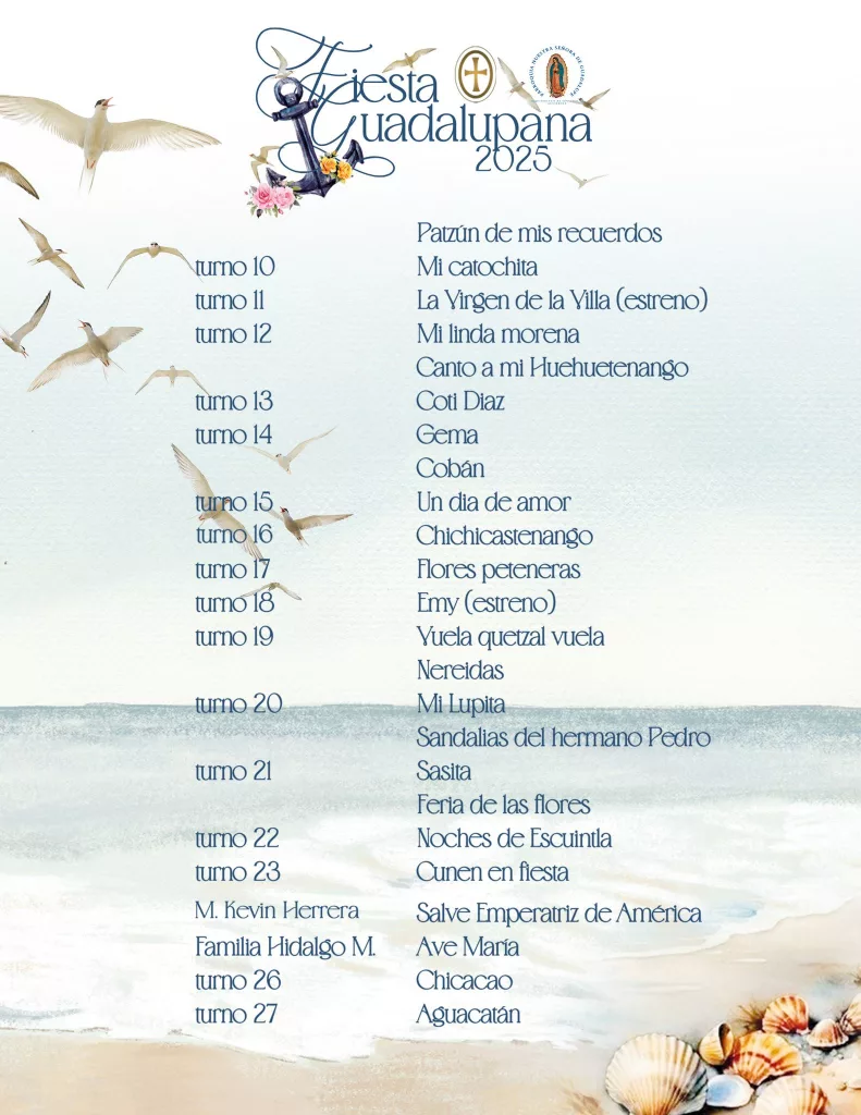 Programa de sones y alabados en el recorrido Virgen de Guadalupe de la Villa zona 14